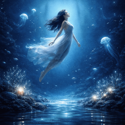 Sleep BGM - Into the Deep Abyss of Dreams Front Cover