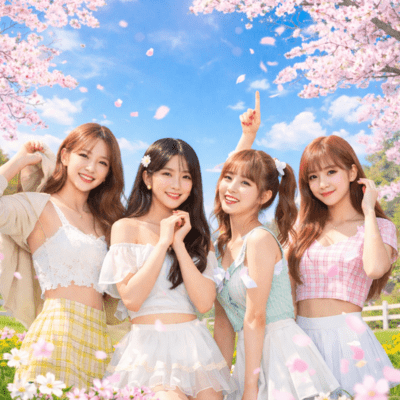 AIガールズ Kpopスタイル2 春に飛び出せのジャケット写真
