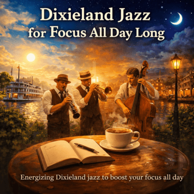 Dixie land Jazz for Foucus All day long Front Cover