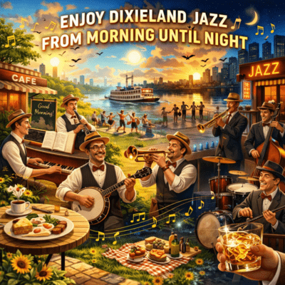 Enjoy Dixieland Jazz from Morning to Night Second Front Cover