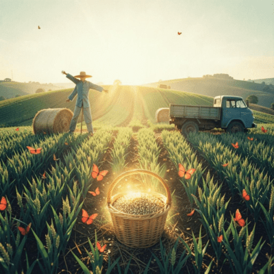 Harvest on the Hill Front Cover