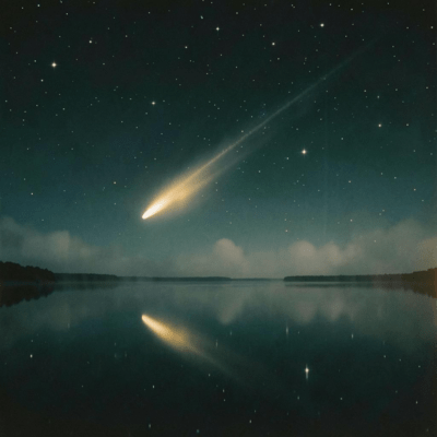 The world of glaciers and shooting stars Front Cover