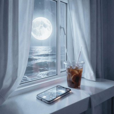 A Distance Swaying to the Rhythm of the Waves Front Cover