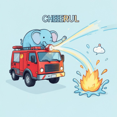 Elephant fire! Front Cover