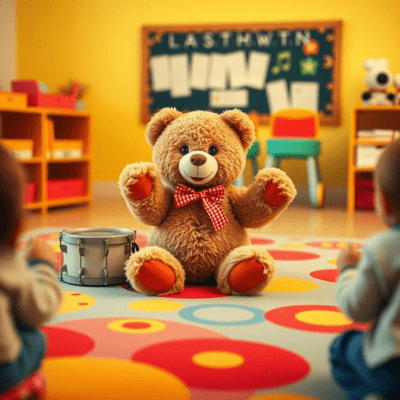 Teacher Bear's Rhythm Time Front Cover