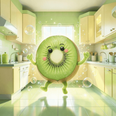 Feel refreshed with The Power of Kiwi! Front Cover