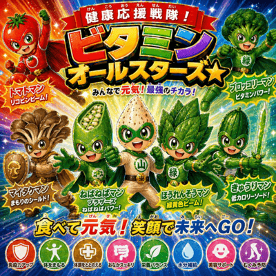 Healthy Hero All Stars! Vitamin Power United! Front Cover