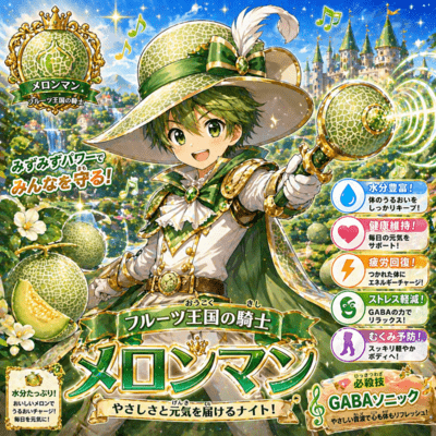 Knight of the Fruit Kingdom - Melon Man Front Cover