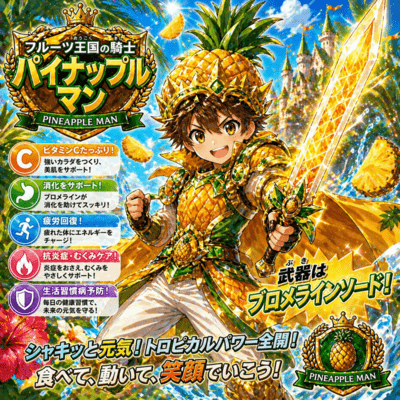 Knight of the Fruit Kingdom - Pineapple Man Front Cover