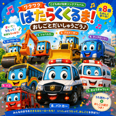 Working Vehicles Parade! Fun Jobs for Kids Front Cover