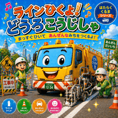 ラインひくよ!どうろこうじしゃのジャケット写真