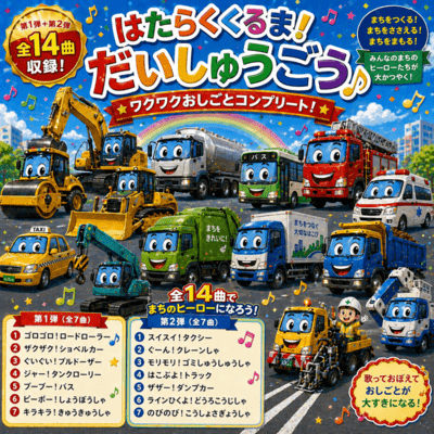 Working Vehicles Parade Complete Collection - Fun Jobs for Kids Front Cover