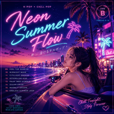 Neon Summer Flow - Chill Pop for Endless Nights Front Cover