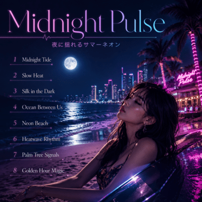 Midnight Pulse - Summer Neon in Motion Front Cover