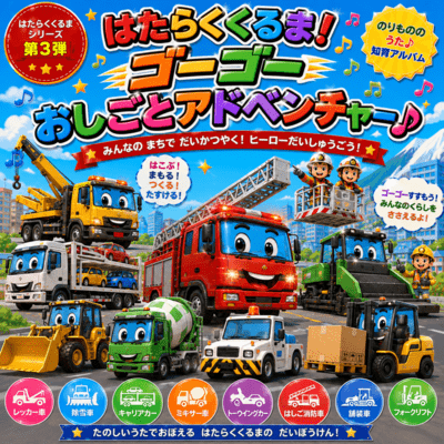 Working Vehicles! Go Go Job Adventure Front Cover