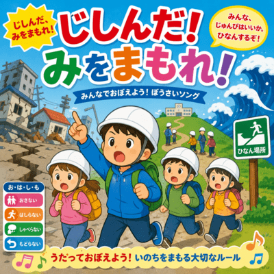 じしんだ!みをまもれ!のジャケット写真