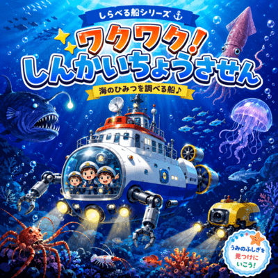 Waku Waku! Deep Sea Research Ship Front Cover