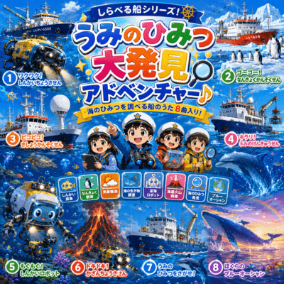 Research Ship Series! The Great Ocean Mystery Adventure Front Cover
