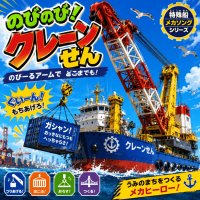 Nobinobi! Crane Ship! Front Cover