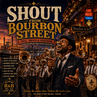 Shout from Bourbon Street - Soul, Brass & Freedom Front Cover