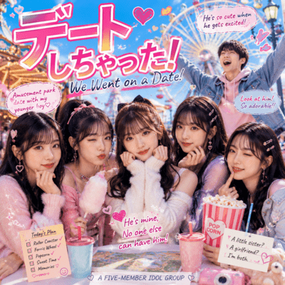 We Went on a Date! Front Cover
