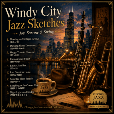 Windy City Jazz Sketches ~Joy, Sorrow & Swing~のジャケット写真