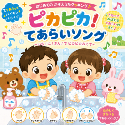 ピカピカ!てあらいソングのジャケット写真