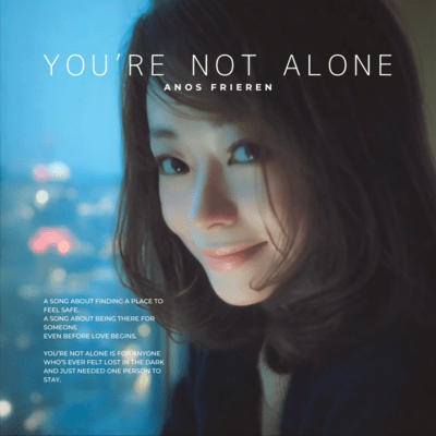 you’re not aloneのジャケット写真