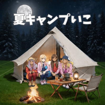 夏キャンプいこのジャケット写真