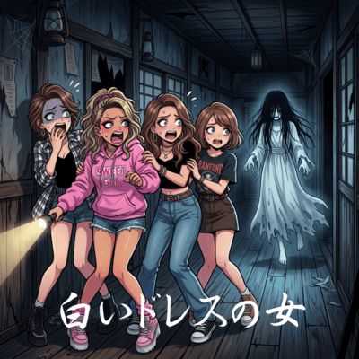 白いドレスの女のジャケット写真