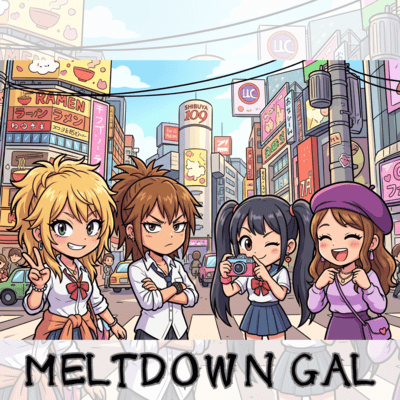 MELTDOWN GAL Front Cover
