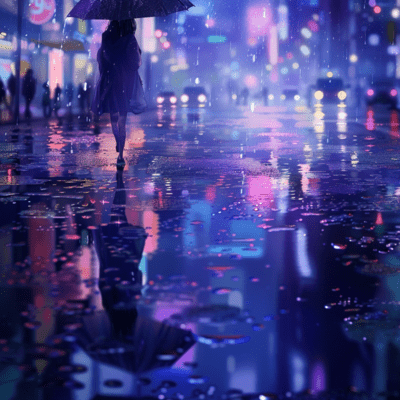 Blurred Blue Front Cover