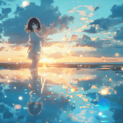 Blue turns into light Front Cover