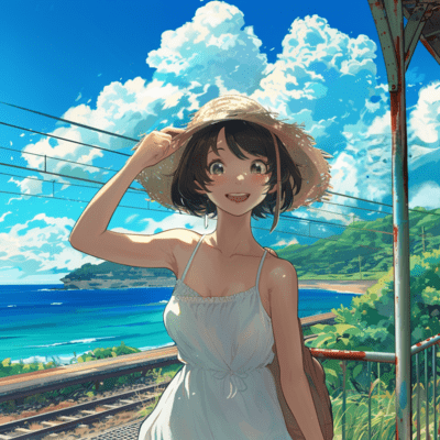 Summer-Colored Thoughts Front Cover