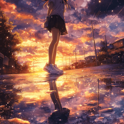 Wet Sneakers and Puddle Front Cover