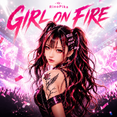 GIRL ON FIRE Front Cover