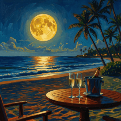 Under the Shimmering Moon Front Cover