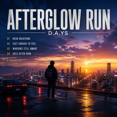 AFTERGLOW RUNのジャケット写真