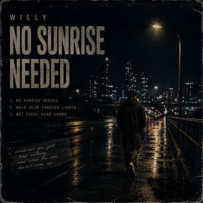 NO SUNRISE NEEDED Front Cover