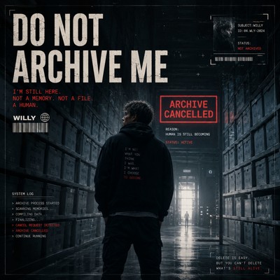 DO NOT ARCHIVE MEのジャケット写真