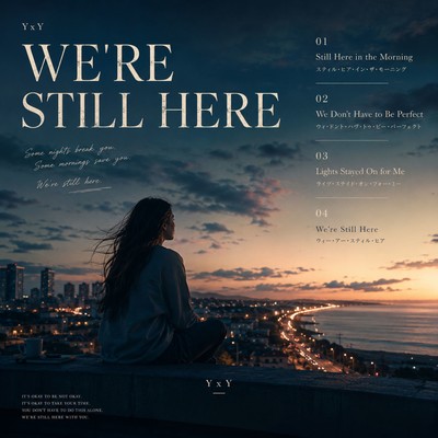We're Still Here Front Cover