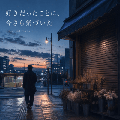 I Realized Too Late Front Cover