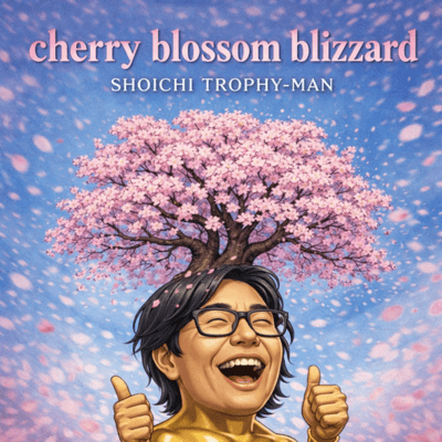 cherry blossom blizzard Front Cover