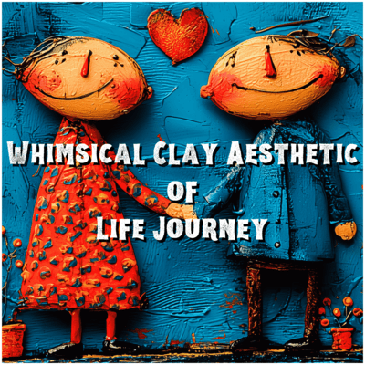 Whimsical Clay Aesthetic of Life Journey Front Cover