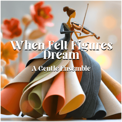 When Felt Figures Dream - A Gentle Ensemble Front Cover