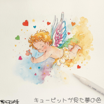 キューピットが見た夢の色のジャケット写真