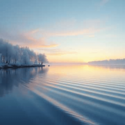 Mirror of the Morning Lake Front Cover
