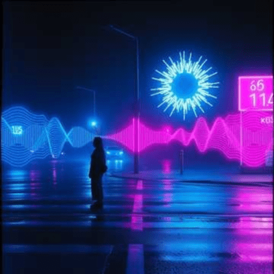 2 AM in Neon Lights Front Cover