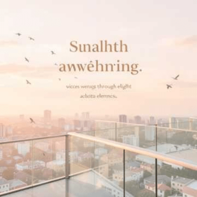 Sunlit Terrace Front Cover