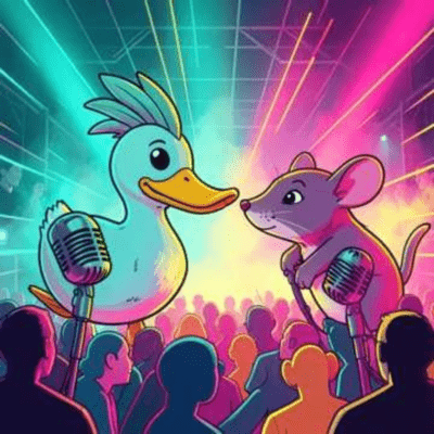 The Great Quack vs. Squeak Debate (EnglishVer.) Front Cover